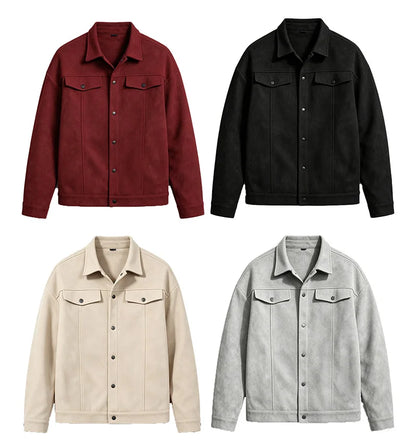 Fake Decor Chest Flap Lapel Fashion Outer Jacket
