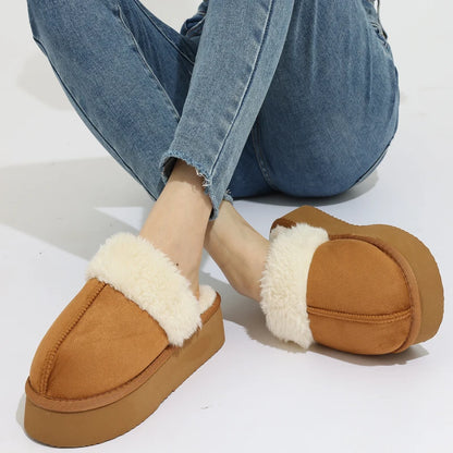 Women's Platform Winter Slippers