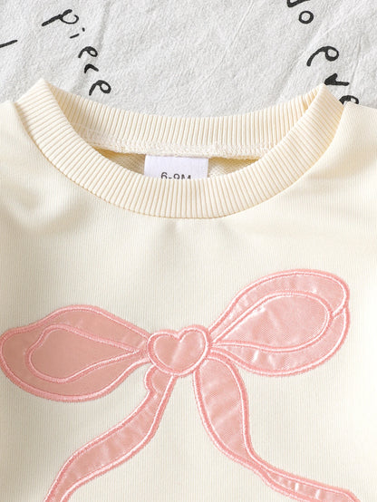 Apricot Long-Sleeved Sweater