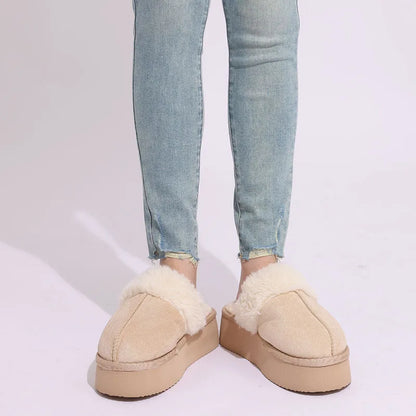 Women's Platform Winter Slippers