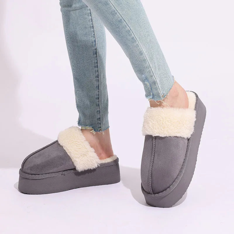 Women's Platform Winter Slippers