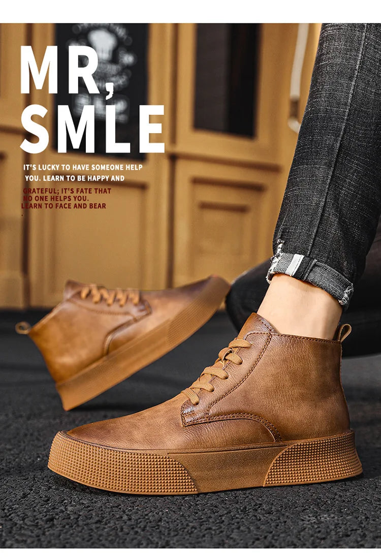 Autumn Men Ankle Boots