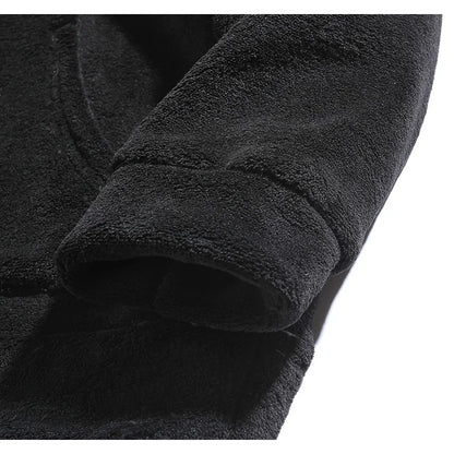 Men Fuzzy Fleece Hoodie