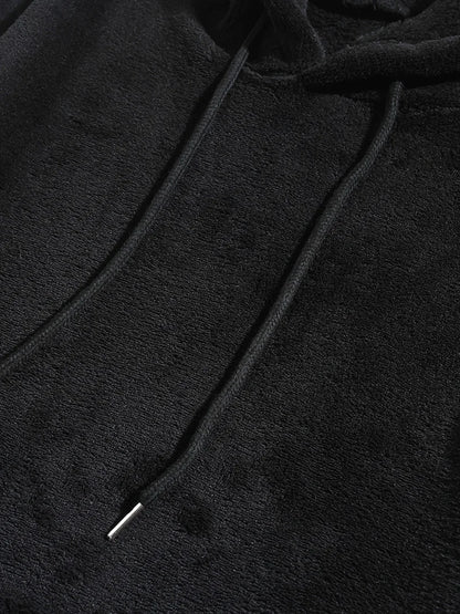 Men Fuzzy Fleece Hoodie