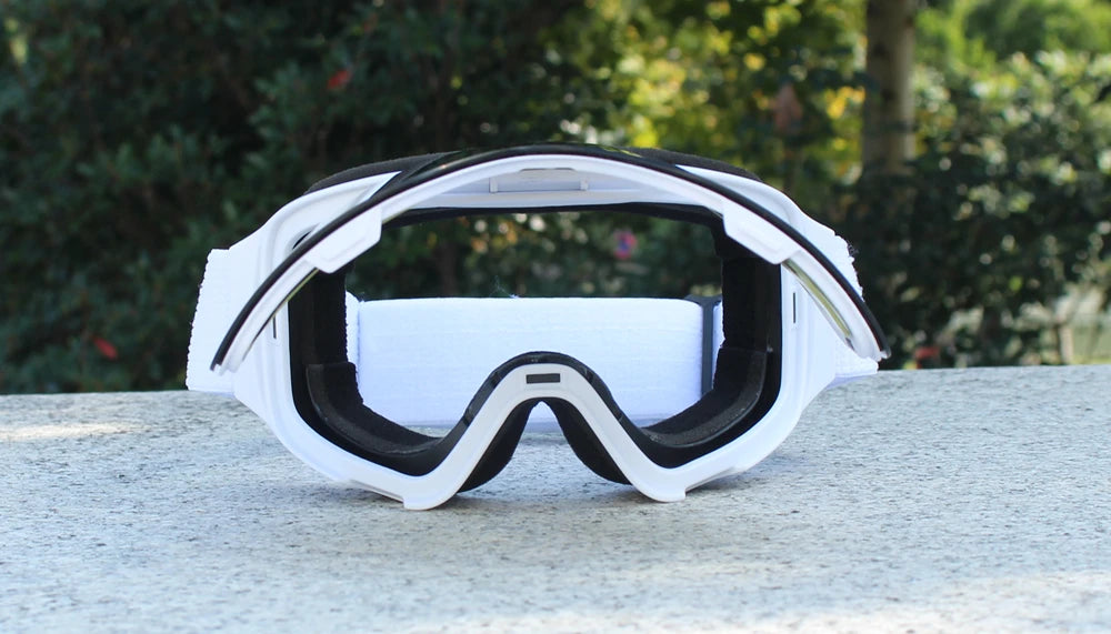 Magnetic Flip Cover Double Layer Anti-Fog Ski Goggles