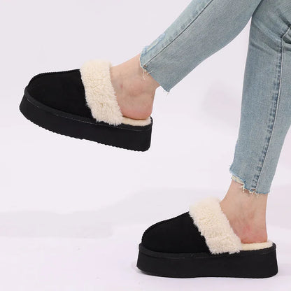 Women's Platform Winter Slippers