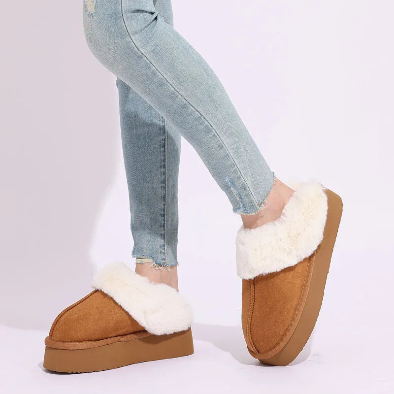 Women's Platform Winter Slippers
