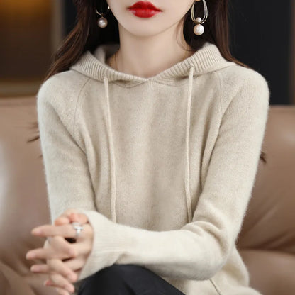 Women Pullover Sweaters Hooded
