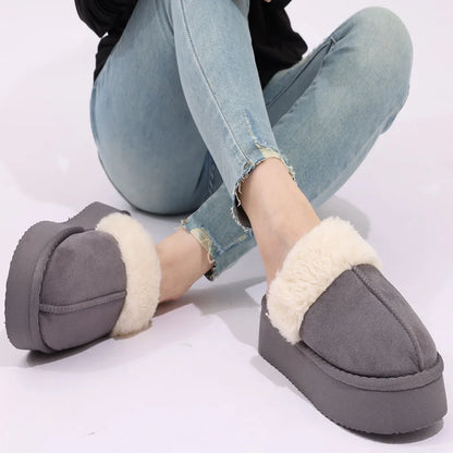 Women's Platform Winter Slippers