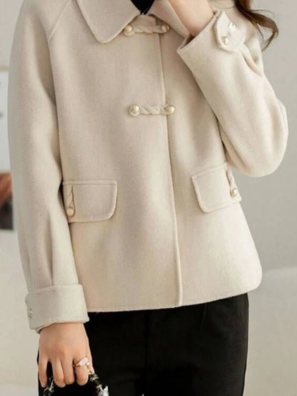 Elegant Solid Short Coats