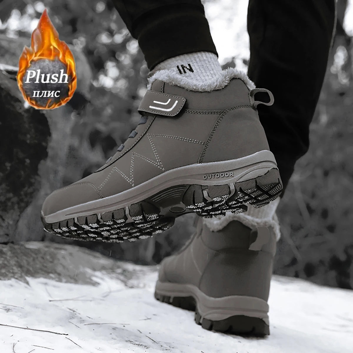 Unisex Winter Outdoor Sports Climbing Boots