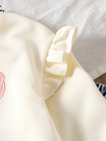 Apricot Long-Sleeved Sweater