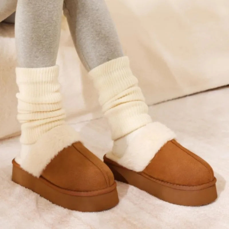 Women's Platform Winter Slippers