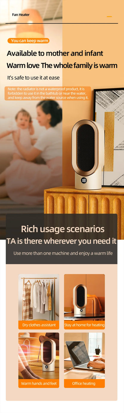 Portable Electric Fan Heater