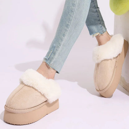 Women's Platform Winter Slippers
