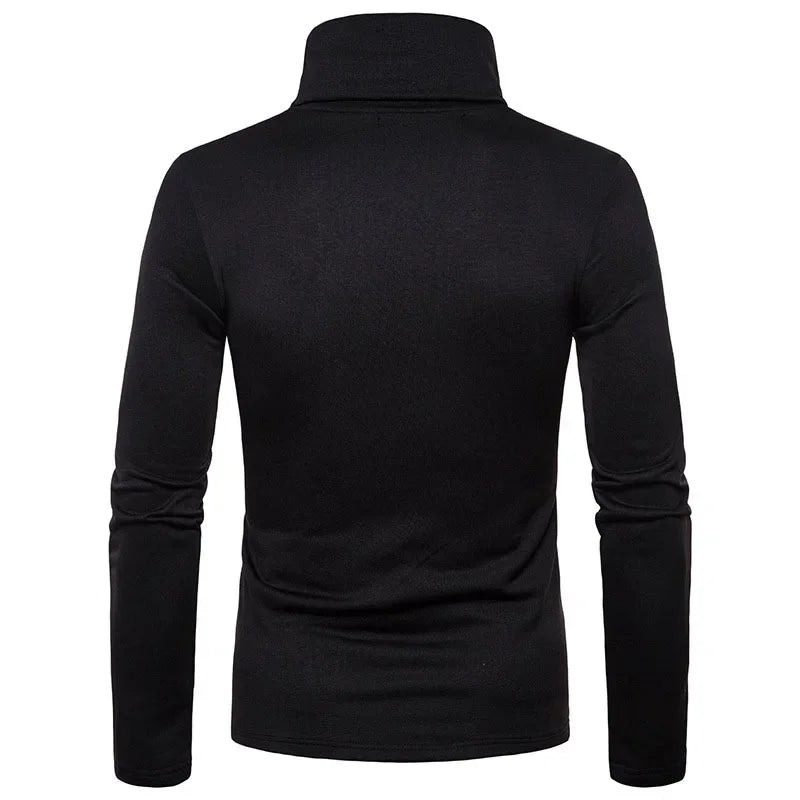 New Men's Thermal Turtleneck Shirt
