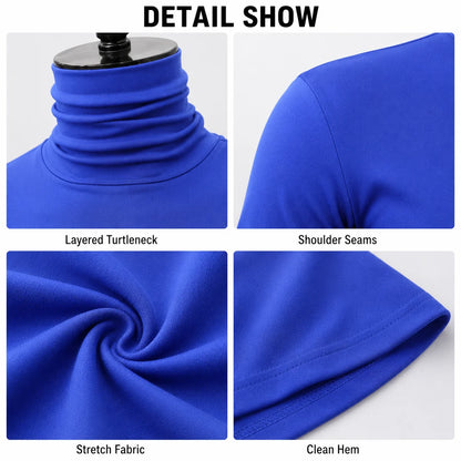 New Men's Thermal Turtleneck Shirt