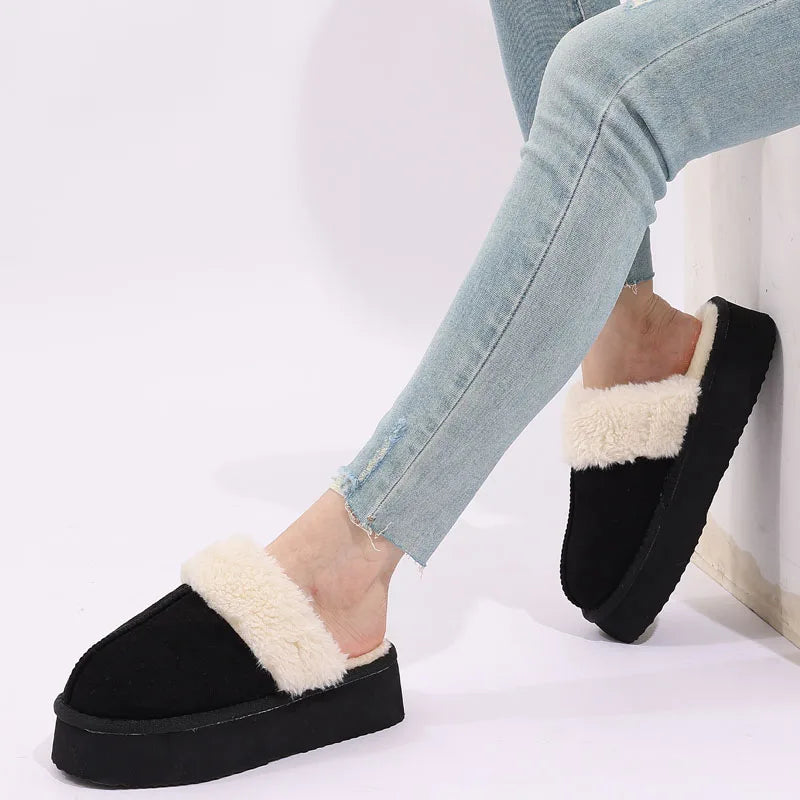 Women's Platform Winter Slippers