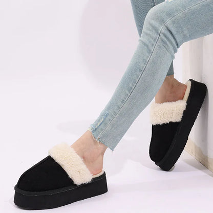 Women's Platform Winter Slippers