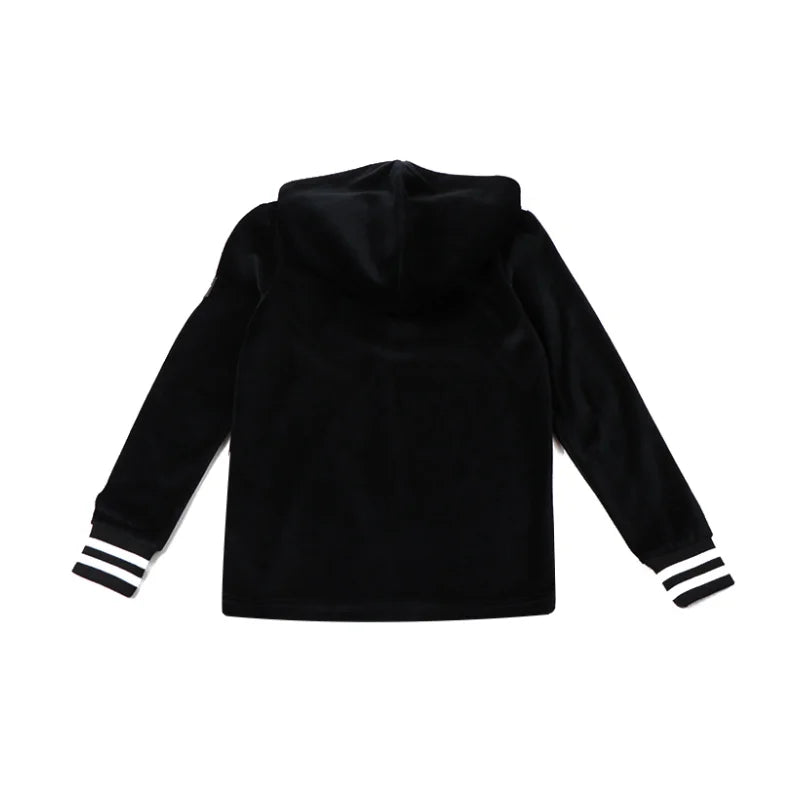 Tired Dress with Hooded Lining Striped Shirt