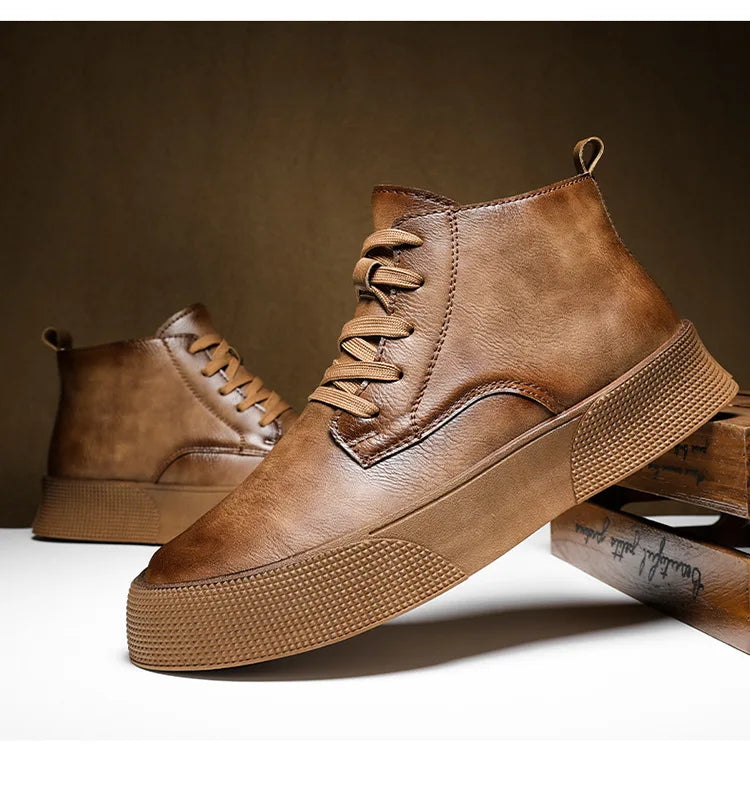Autumn Men Ankle Boots