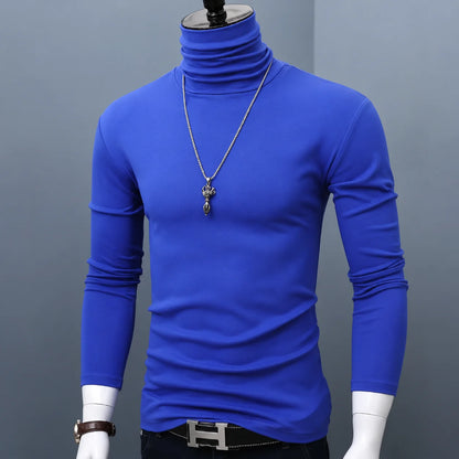 New Men's Thermal Turtleneck Shirt
