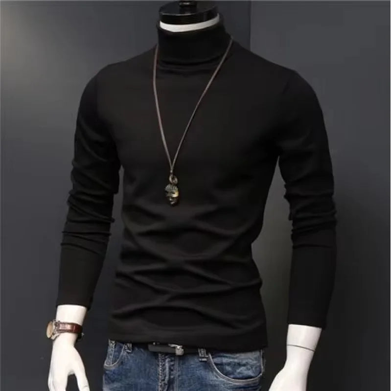 New Men's Thermal Turtleneck Shirt