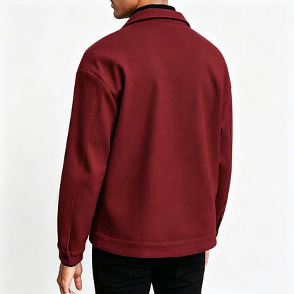 Fake Decor Chest Flap Lapel Fashion Outer Jacket