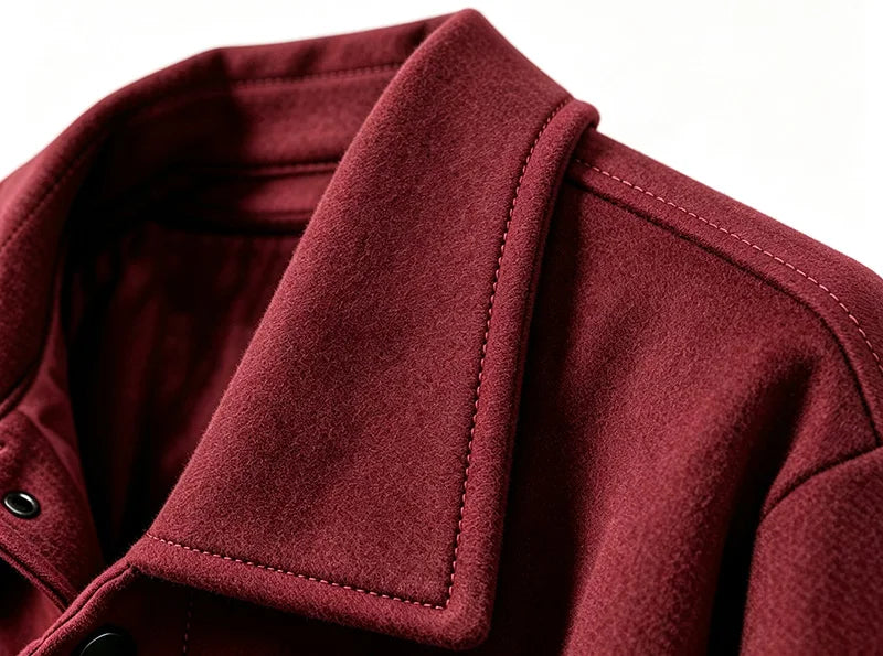 Fake Decor Chest Flap Lapel Fashion Outer Jacket