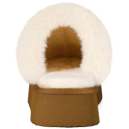 Women's Platform Winter Slippers