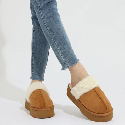 Women's Platform Winter Slippers