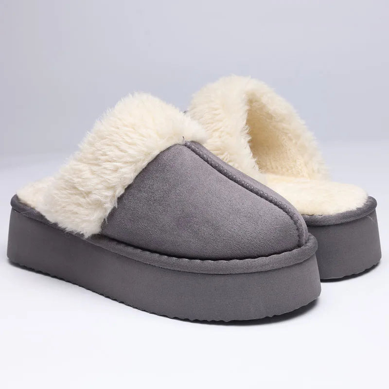 Women's Platform Winter Slippers