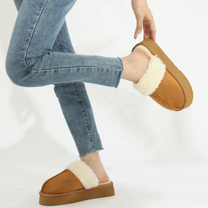 Women's Platform Winter Slippers