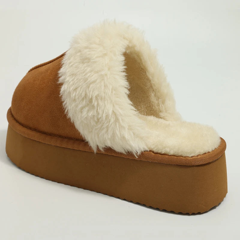 Women's Platform Winter Slippers
