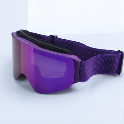Magnetic Flip Cover Double Layer Anti-Fog Ski Goggles