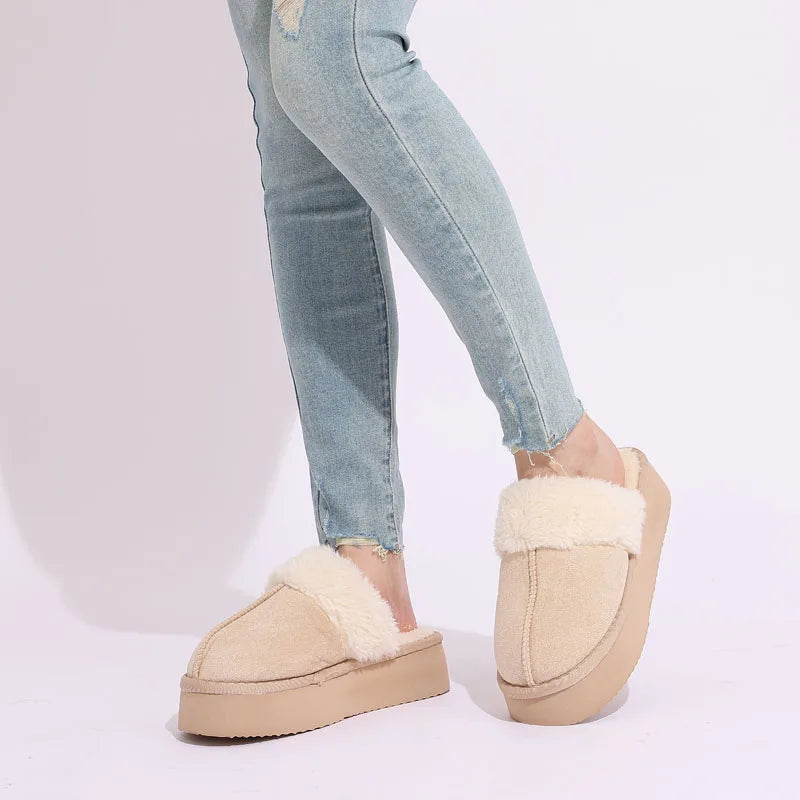 Women's Platform Winter Slippers