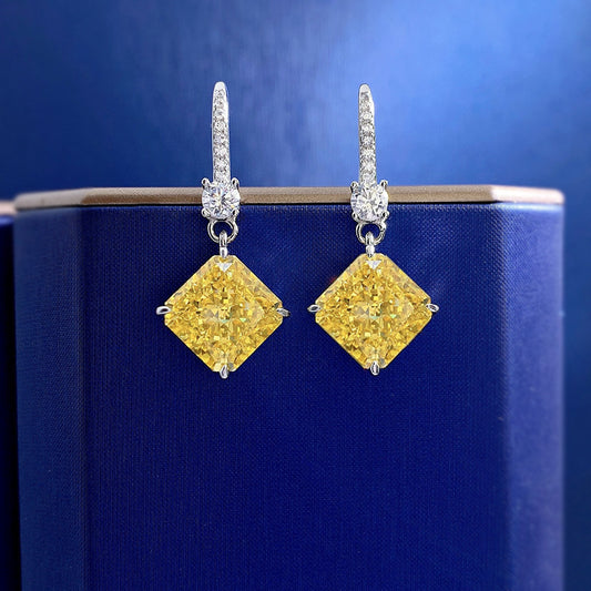 White Diamond Earrings