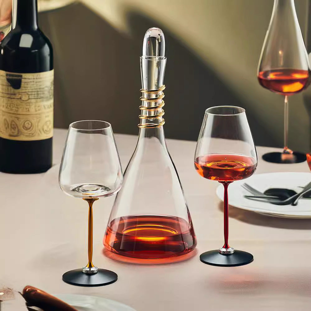 Rotating Wine Glass Set